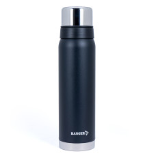 Термос Ranger Expert 0,9 L Black з індивідуальним гравіюванням